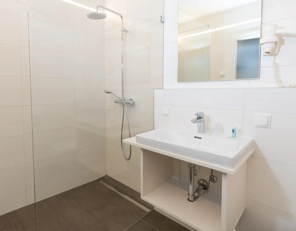 Badezimmer Hotel Mosser